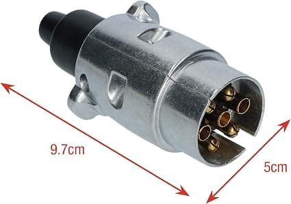 #Stikkontakt för 7-polig släpvagn. metall#