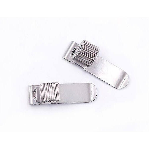 2 stk. Udvidbare blyantclips penneholder, enkelt/dobbelt/trippel hul metal fjeder penneholder kontorartikler til notesbog og clipboard