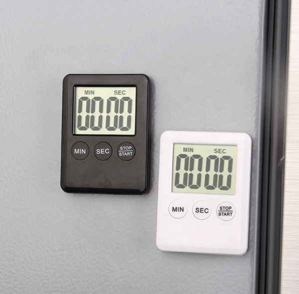 *Magnet Elektronisk Timer - Tilfeldig Mønster Slim Stor Skjerm Electr*