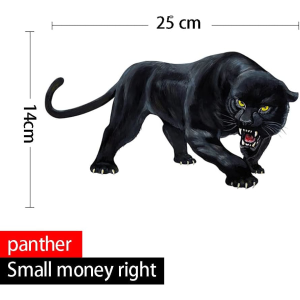 #Dyre-Sticker Bilsticker Panther Bilsticker 3D Simulation#