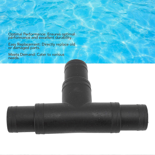 T-koppling Slanganslutning 1.25in 1.5in 3-vägs Adapter Plast Enkel Installation Poolpumptillbehör för Pool Spa