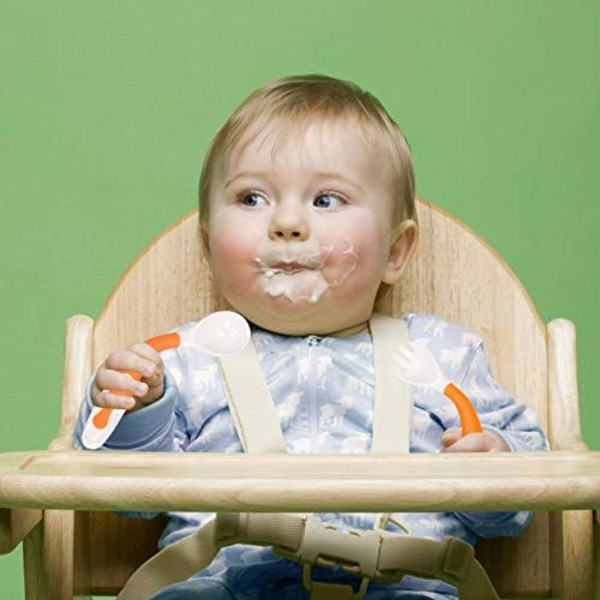 Baby Bestikk Skjeer Gaffler Småbarn Babyer Barn Mat Trening