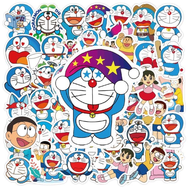 #50 Tinker Bell Kat Doraemon Sticker Tegnefilm#