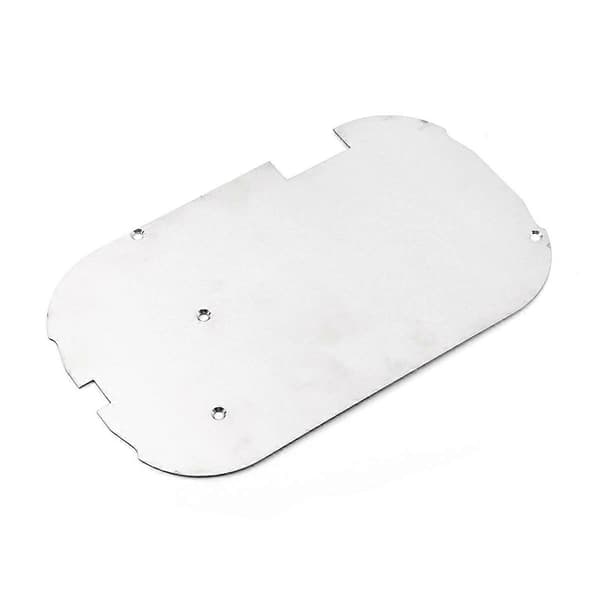 Til TT01 Rustfrit Stål Chassis Panser Front Bag Beskyttelse Anti-Skrid Plade til 1/10 RC Bil