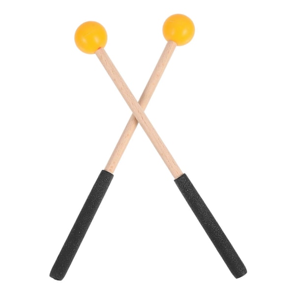 1 par Træ Gummi Hammer Percussion Instrument Tilbehør Marimba Hammer