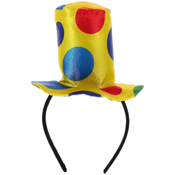 Jester Pannebånd Klovnehatt Karneval Kostyme Morsom Performance Rekvisitt Klovnehodeplagg for Voksne Barn