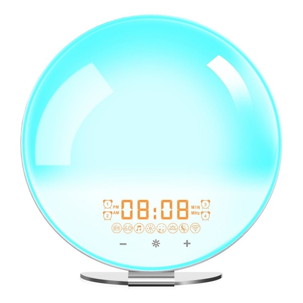#Nattlampa stämningslampa väckarklocka - sömn hjälp, Bluetooth, radio,#