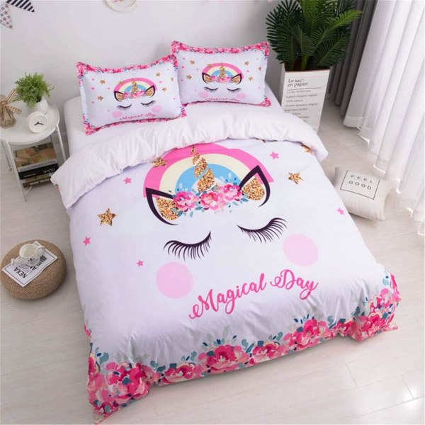 Unicorn cover, lasten lasten set cover + P