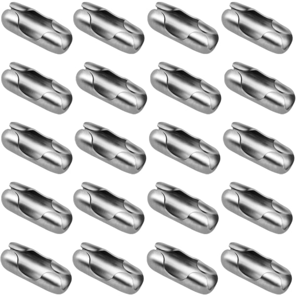20 Stykker Perlekjedetilkobling 4,5 mm Perlekjedetilkobling Erstatning