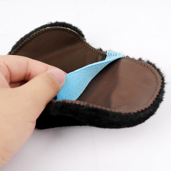 Plush Skor Imitation Ull Skokräm Duk Handskar Skokräm