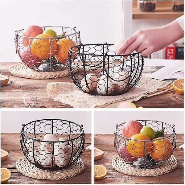 Förvaringskorg för ägg, frukt, grönsaker, för hem, kök