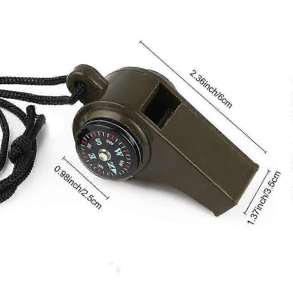 3 kpl Hätäpilli - Monitoimiset ulkopillit