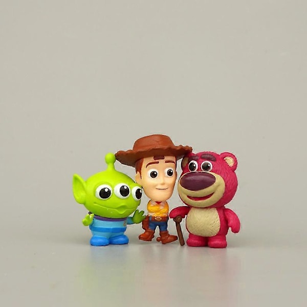 Mini 5 Buzz Lightyear Woody Tris Jordbær Bjørn Dinosaur Håndlavede Kontor Bagte Kage Ornamenter