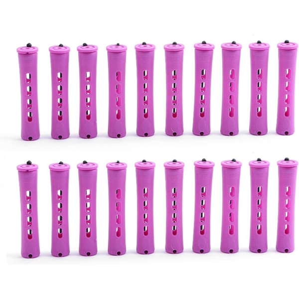 20 Pieces Hair Curlers for Long and Short Hair Permanent Hair Rod