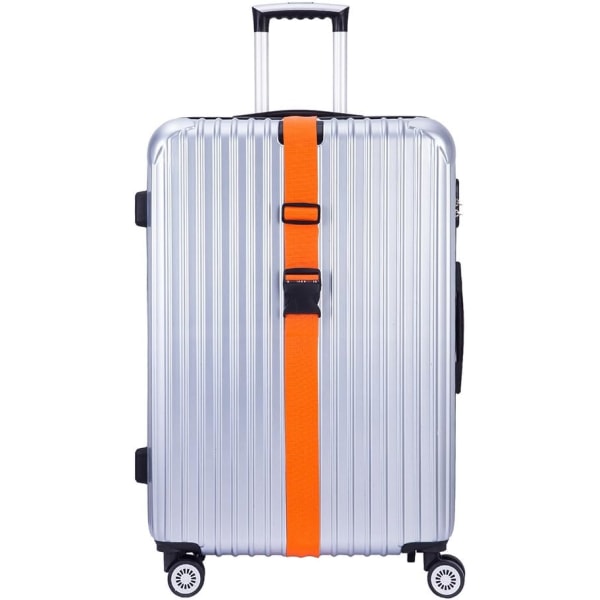 4-delt orange kuffertstrop Kuffertstrop bagagerem