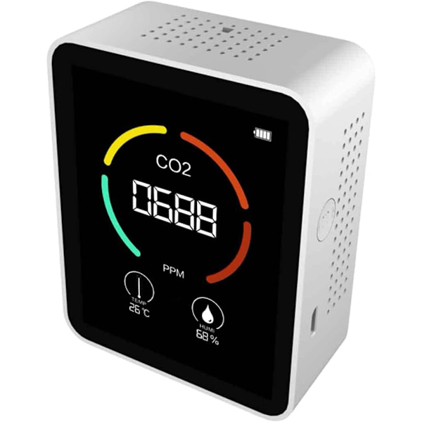 *Smart luftkvalitetsmonitor CO2-monitor luftkvalitetstester Aktiver*