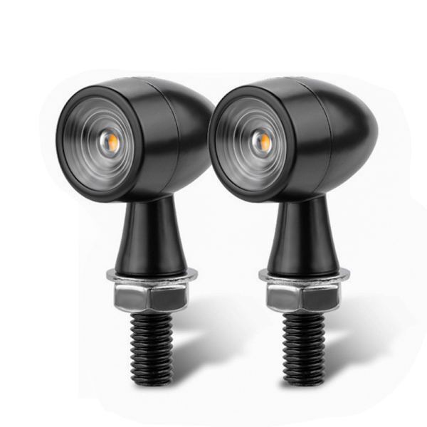 /#/12V LED-blinklys til motorcykler, 2 stk. Mini-blinklys/#/