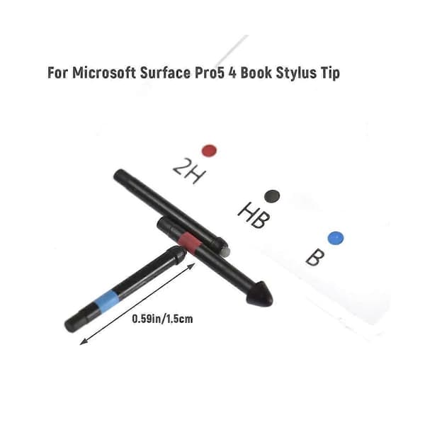 Skolesæson for Pro5 4 Bog Stylus Tip Toolkit Refill Stylus Tip Multifunktionel Bærbar Refill