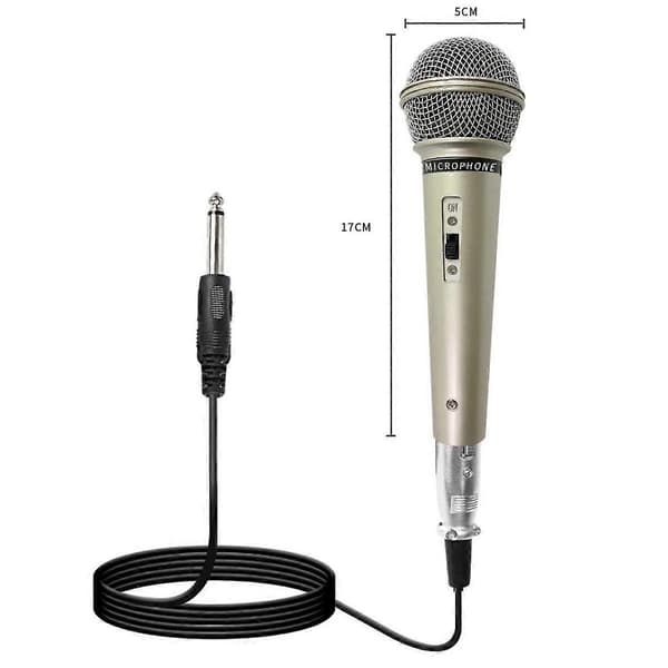 Mikrofon Professionel Dynamisk Kablet Mikrofon Sangscene Hjem Karaoke Computerhøjttaler Mikrofon -A