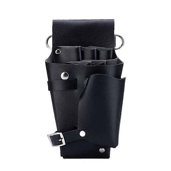 Professionel Barber Saks Holster Saks Holder Taske Frisør Taske (Sort)