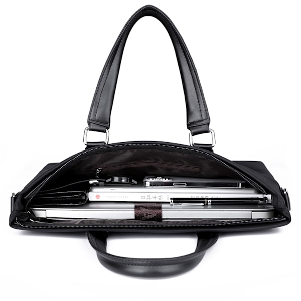 #Laptopväska 14-tums laptopfack skyddssystem vattentät portfölj#