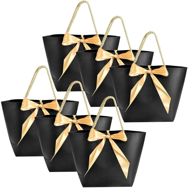 Gift Bags Large Capacity Paper Shopping Bag, 6Pcs Gift Wrapping,