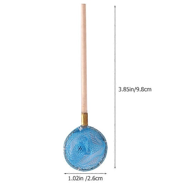 4 st Miniatyr Fiskenät Mini Fiske Verktyg Modell Miniatyr Trädgård Damm Strand Tillbehör