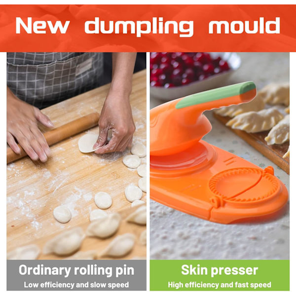 2 i 1 Tortilla Presse Maker, Manuel Form Maker til Dumpling Wrap