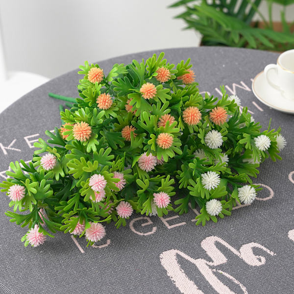 3 Stykker Kunstige Blomster Deko Kunstig Plante Utendørs Innendørs