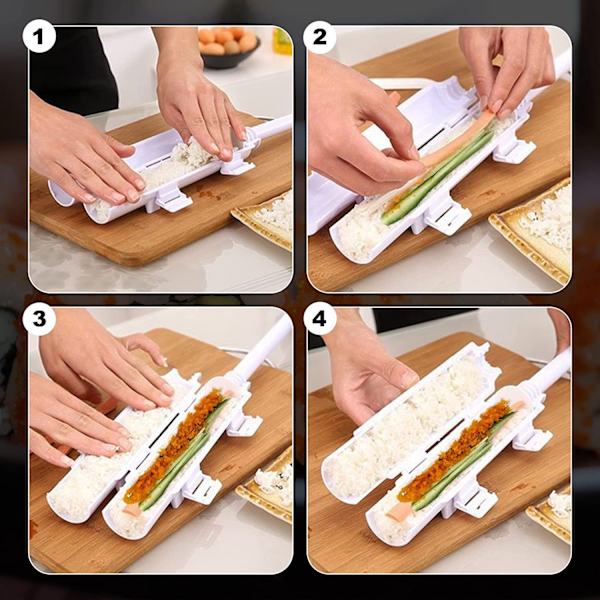 #Sushi tallerken sushi DIY maskin, sushi bazooka, vanlige forberedelsesverktøy#