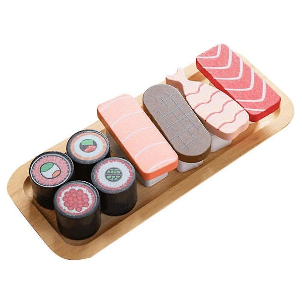 1 Setti Lasten Puinen Simulaatio Sushi Ryhmä Simuloitu Ruoka Leluja Lapsille