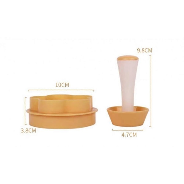 Tartelettformar, Degpressare Kit Fruktpaj Maker Blomma/Cirkel Kakor Kex Skärare Bakverktyg för att Göra Cupcake Muffin, Pecannötpajer, Che