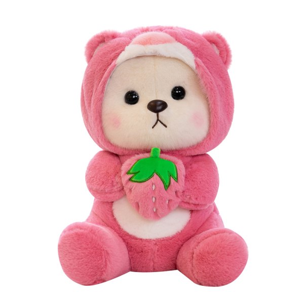 /#/40cm, jordbær bamse plys legetøj pude/#/