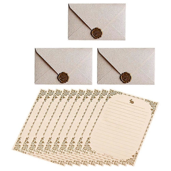 1 setti Kirjepaperia ja kirjekuoria Kirjoituspaperi Pakkauskuoret DIY-kirjekuoret
