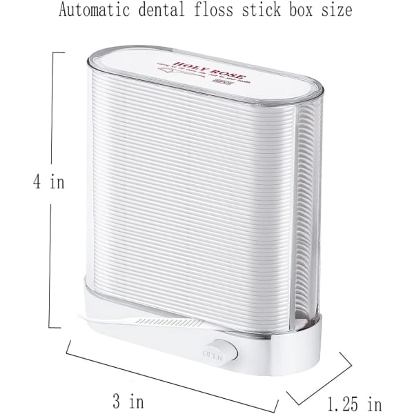 88 Pack Natural Dental Flosser, ympäristöystävällinen, hammaslanka Dispe