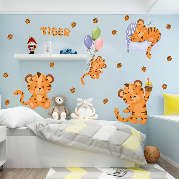 4 stk. Vægmærkat Vægmærkat Mural Dekaler til Soveværelse Stue