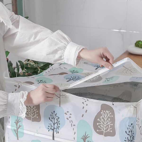 Pyykinpesukoneen suojus ulkokäyttöön, pyykinpesukoneen suojus sisäkäyttöön, vedenpitävä ja pölytiivis pyykinpesukoneen suojus (60*63*87cm)