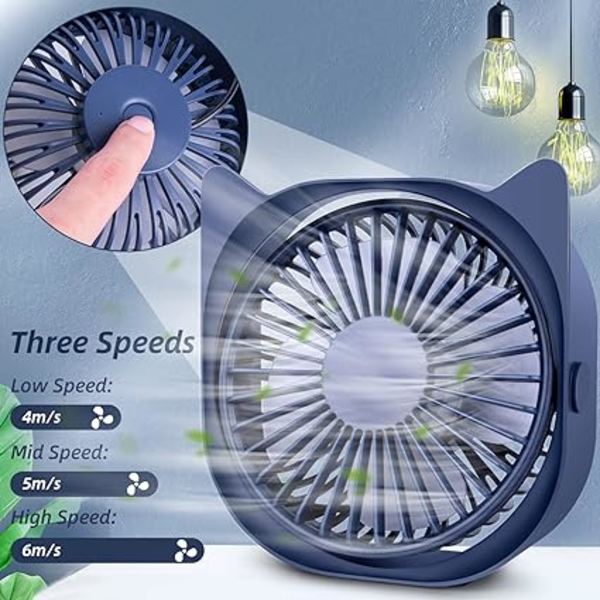 USB-tuuletin Pieni Mini Pöytätuuletin USB-virralla, 4 tuuman Por