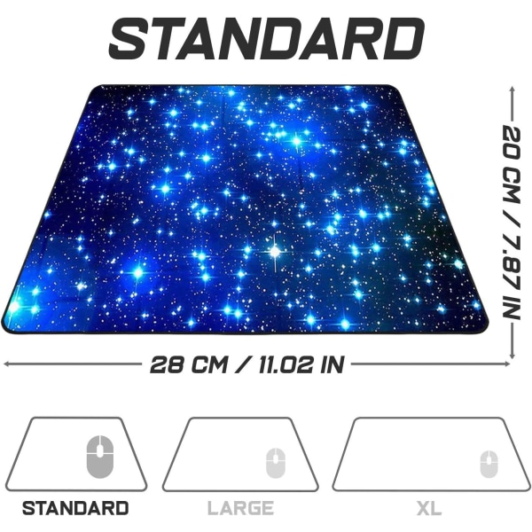 Blå Gaming Mouse Pad - 900 x 400 mm - Gamer Mouse Pad - Special