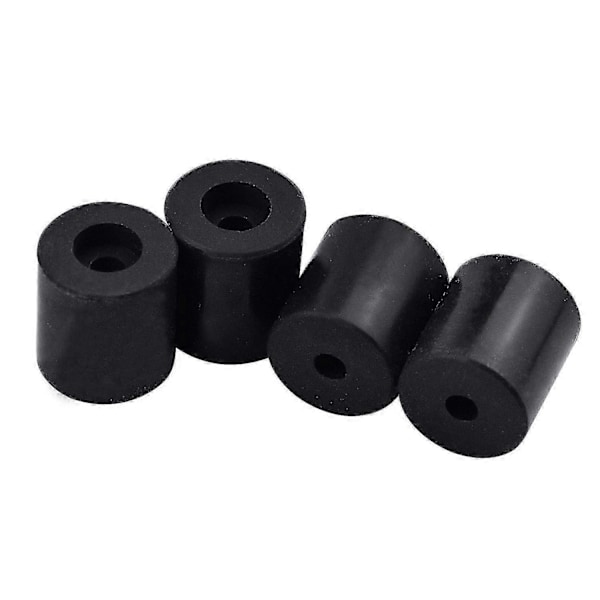 Silikonisolerad Dämpare Buffertrör Enhet 3D-Skrivare Uppvärmd Bädd Nivellering Anet A8 Wanhao D9 Anycubic Mega, 40*40*8mm Svart