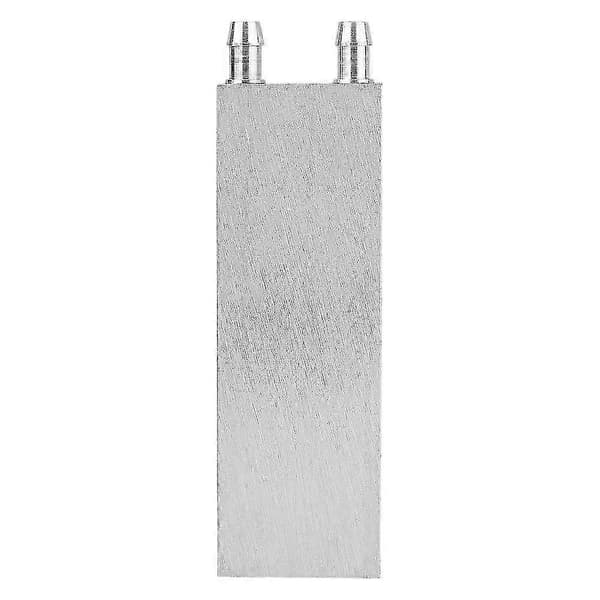 Aluminium Vandkølingsblok 80X40X12mm Køler til Computer CPU Radiator