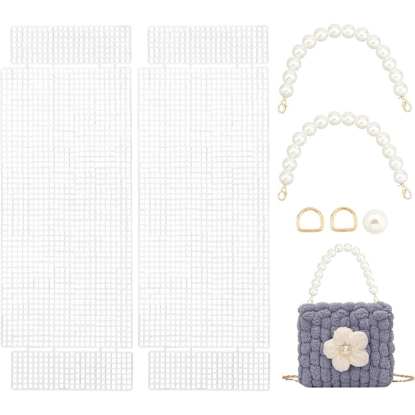 /#/DIY virka stickning väska gör-det-själv-kit, handvävda väska gör-det-själv-verktyg,/#/