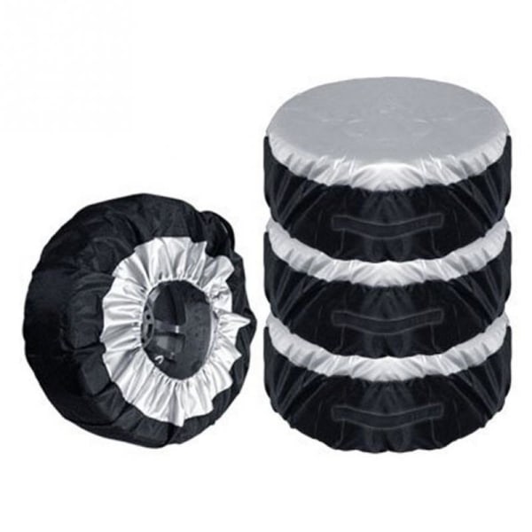 #Reservdäcksskydd Dammtätt Förvaringsöverdrag för 13-19 tum Däck 1/2/4-pack#