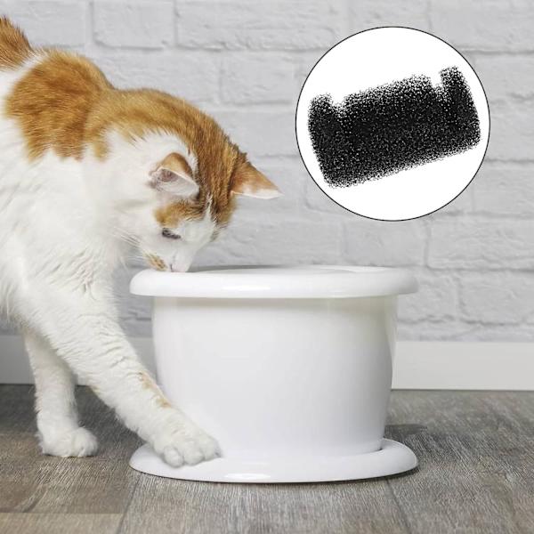 12 stk. Katte Vandfontæne Skumfilter, Katte Vandfontæne Udskiftning
