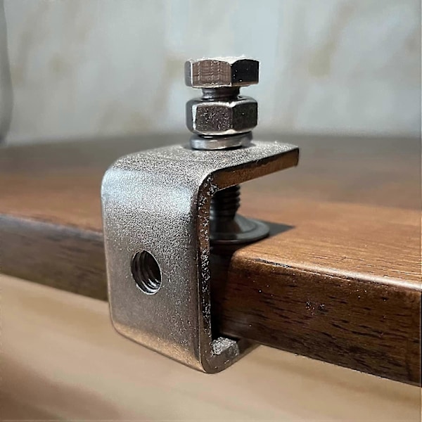 4 stk. 304 Rustfrie U-formede C-formede Klemmer Skrustikke Med Bred Kjeveåpning