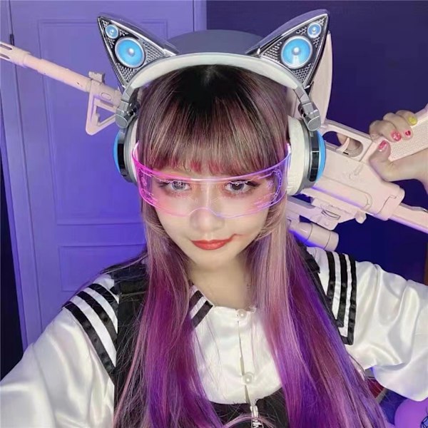 /#/Arbeidssikkerhetsbriller Halloween LED-lysbriller/#/