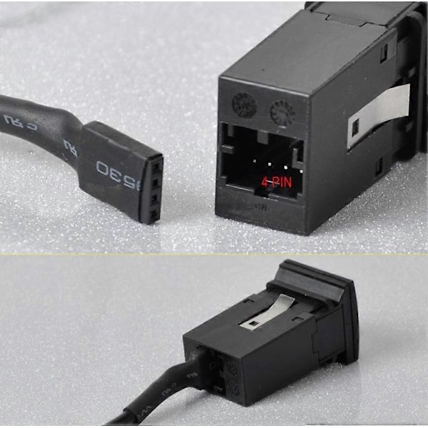 Bil Aux Switch Interface Adapter I Stik Med Kabelnet Til Vw1 Rcd510 Rcd310 Rns315 Jetta 5 Mk5 Golf 6 Mk6
