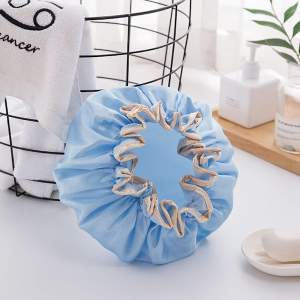 Blue-Home dobbeltlags vanntett svømmehette PEVA tykkelse w