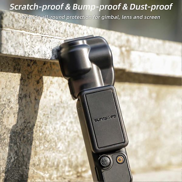 Skyddande silikonskal för Osmo Pocket 3 Gimbal Kamera Anti-rep Stötsäker Fullständigt skydd Gimbal Skyddsskal