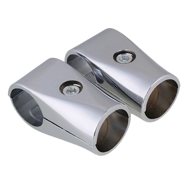 2st 32mm Id Display Rack Clamp Beslag Ställning Komposit Röranslutning 2-vägs